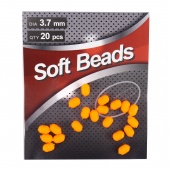 Бусина Фидерная Namazu Soft Beads  оранжевая