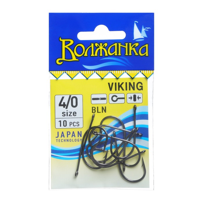 Крючки Волжанка Viking (уп/10шт)     