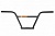 Руль вело BMX Missuon Crosshair 4pc 22,2 9,5 (черный) MN6446BED