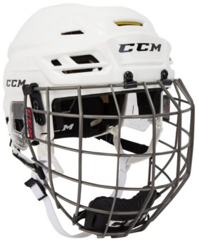 Шлем CCM Tacks 310 с маской белый 