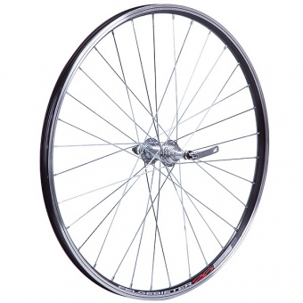 Колесо заднее 26"под трещётку V-Brake двойной обод X95078 эксцентрик