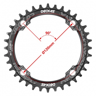 Звезда Narrow Wide 120 BCD Round