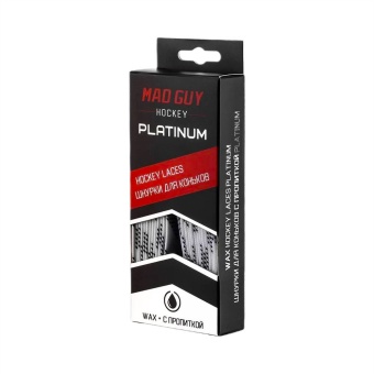 Шнурки хоккейные PLATINUM с пропиткой
